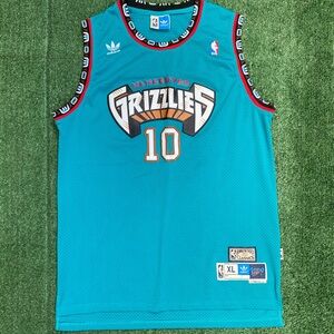 Mike Bibby Vancouver Grizzlies 1998-99 Turquoise Swingman Player nba Jersey